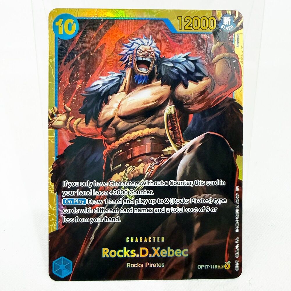 One Piece Rocks.D.Xebec OP17-118 SEC The World’s Strongest Warriors NM